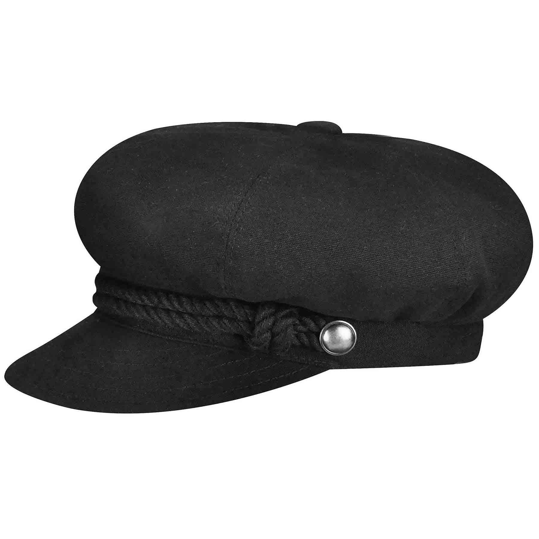 Statistical break up eyebrow כובע קסקט לנשים דייגים בטמר בצבע שחור - כובעלה כובעי מותג לגברים ונשים